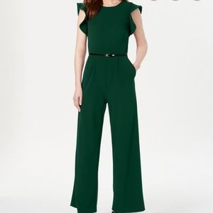Hunter green jumpsuit